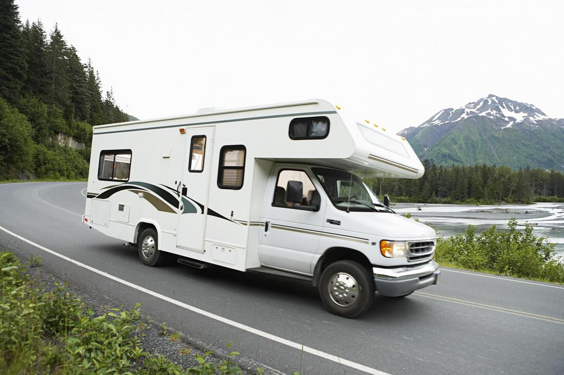 RV cars on the road